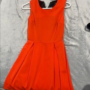 Blood orange mid dress